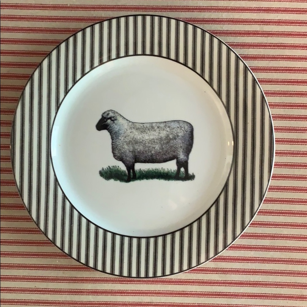 Department 56 Farm “Sheep” Plate